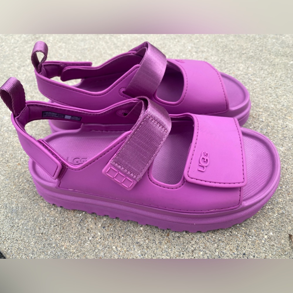 UGG Goldenglow Sandals | Womens US size 5 | Color: Mangosteen